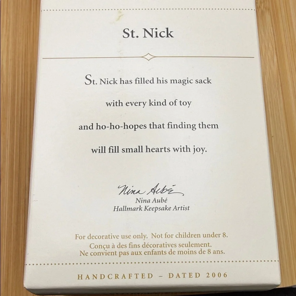 Hallmark Keepsake Santa Ornament Trio Kris Kringle, So Much to Do! & St. Nick